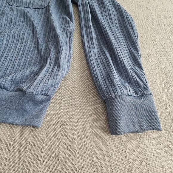 Haband Full Zip Men's Jacket Size Large Gray Y2K Style 129 Made in Switzerland - Picture 8 of 15